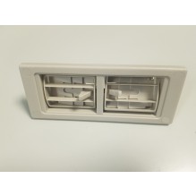 Double curtain adjustable air outlet